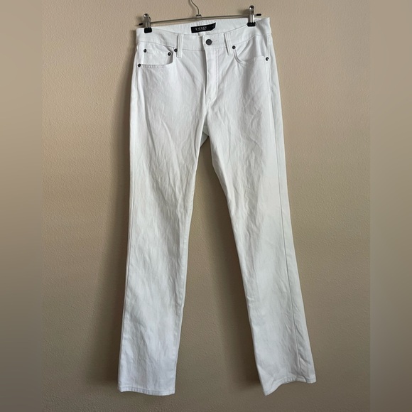 Lauren Ralph Lauren‎ Black Label Mid Rise Straight Pants Oldmoney Quiet Luxury 6 - Picture 3 of 9